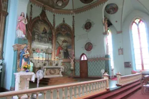 Chancel and altar, St. Ignatius Mission