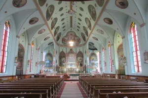 Nave interior, St. Ignatius Mission