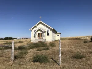 St. Joseph Mission historic church near Charlo